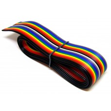 Multicolor Flat Ribbon Cable, 20 Cond.